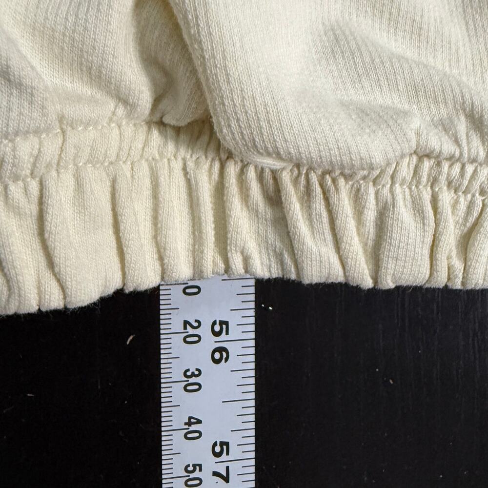 Hatch S Zadie Maternity Jumpsuit Overalls Cream Ivory Bump Friendly 100% Cotton - Picture 9 of 10